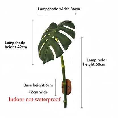 Bionic Bamboo Outdoor Wall Sconce