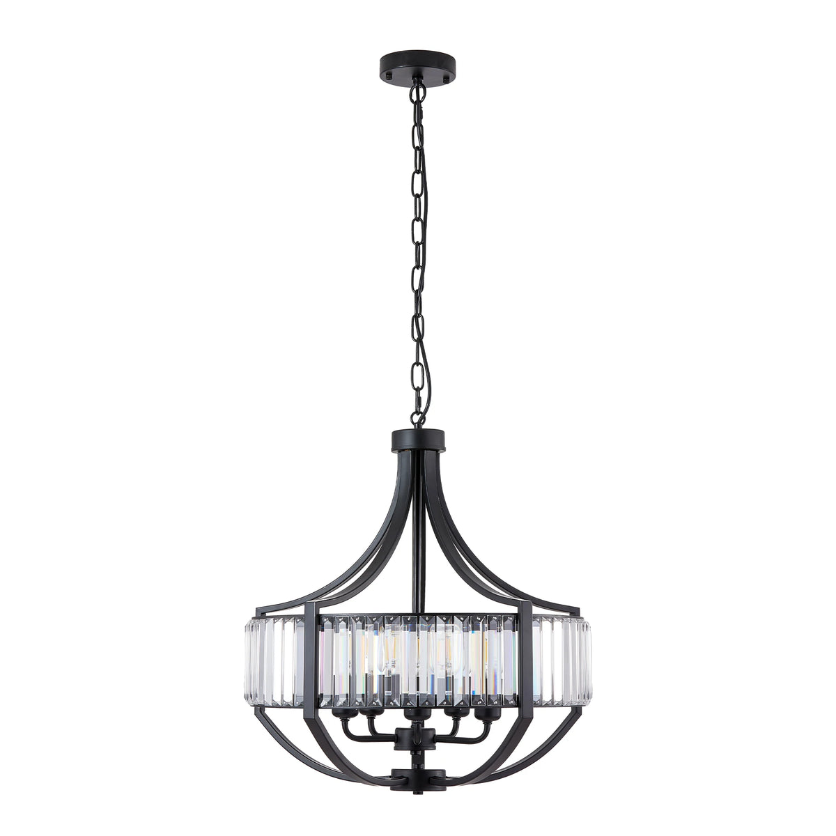Black Crystal Chandelier