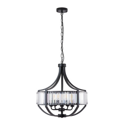 Black Crystal Chandelier