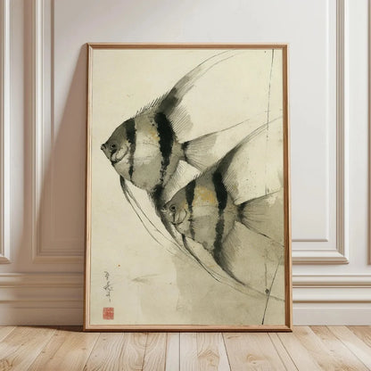 Japanese Koi Fish Zen Pond Canvas Wall Art
