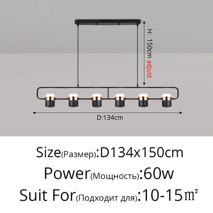 Spotlight cluster chandelier at 26.8 in width with three heads