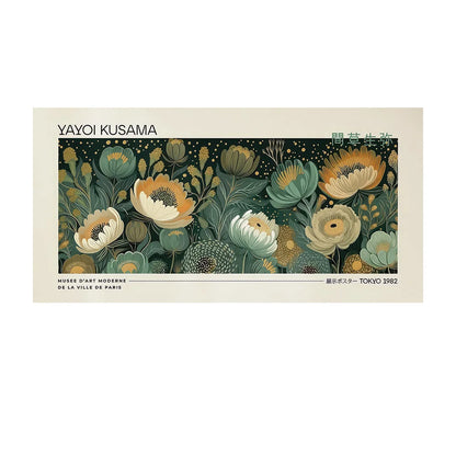 Yayoi Kusama inspired polka dot canvas wall art — variant view 10