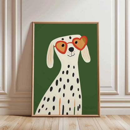 Minimalist Dog Portrait Dachshund Canvas Wall Art