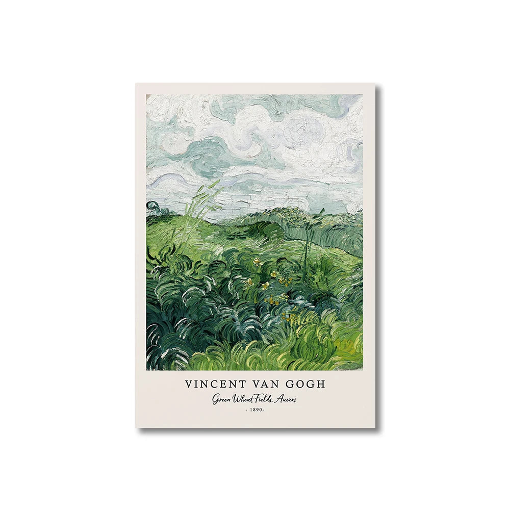 Van Gogh Starry Night Canvas Wall Art Print