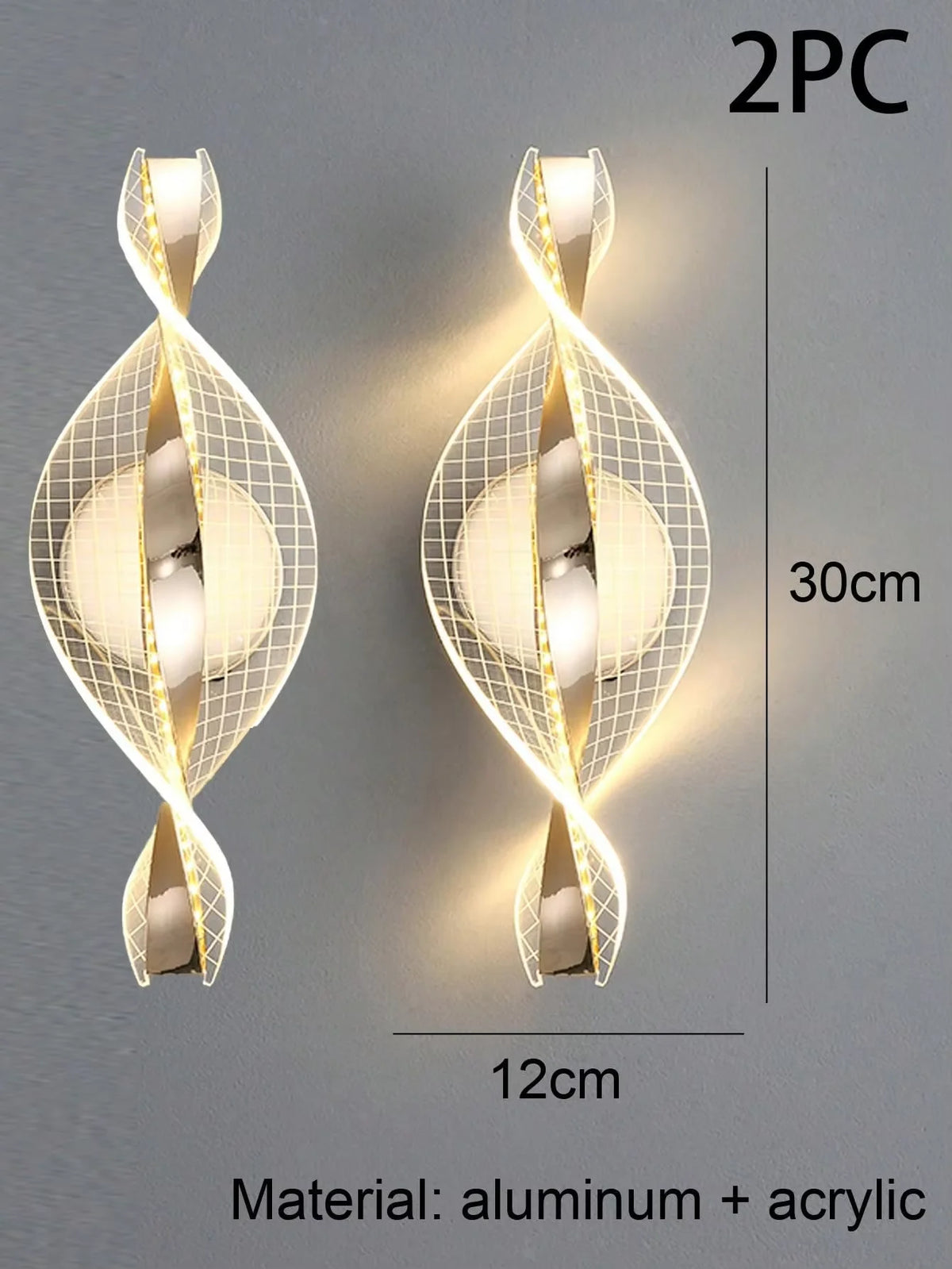 Modern Acrylic LED Outdoor Wall Sconce