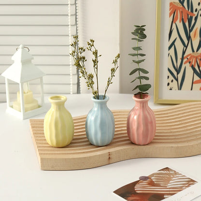 Nordic Ceramic Mini Vase Set