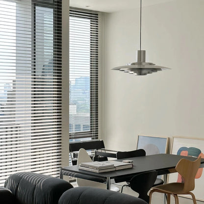 Metal UFO Disc Pendant Light