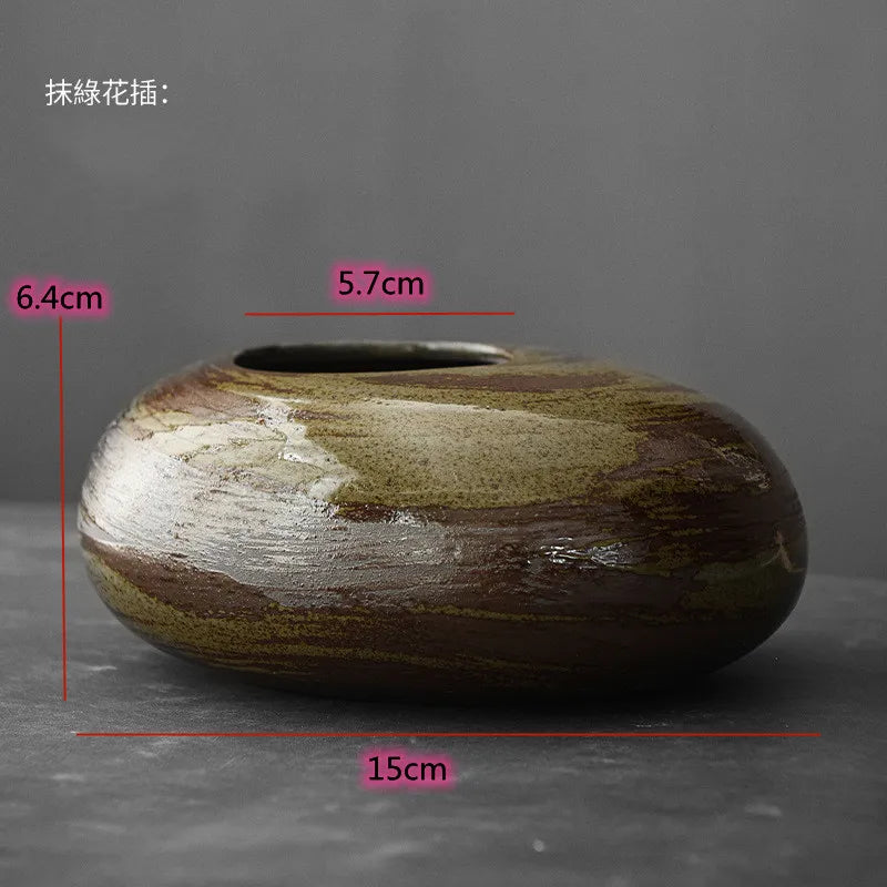 Rustic Rough Ceramic Zen Vase