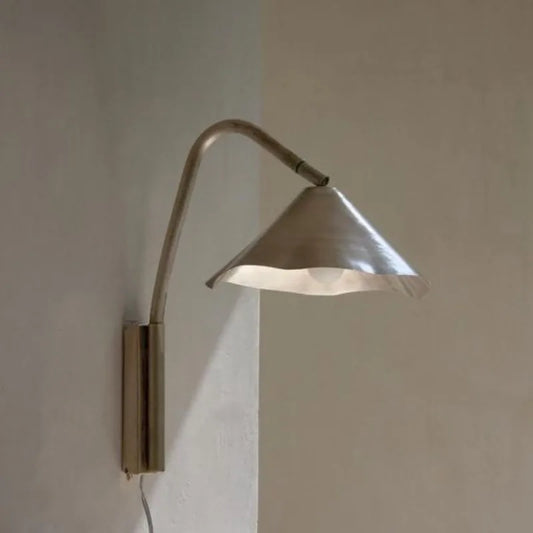 wall sconce, front view on white background