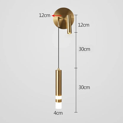 Nordic Iron Linear Wall Sconce
