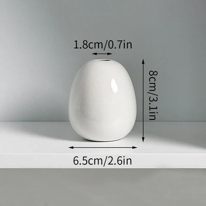 Nordic Ceramic Mini Vase Set