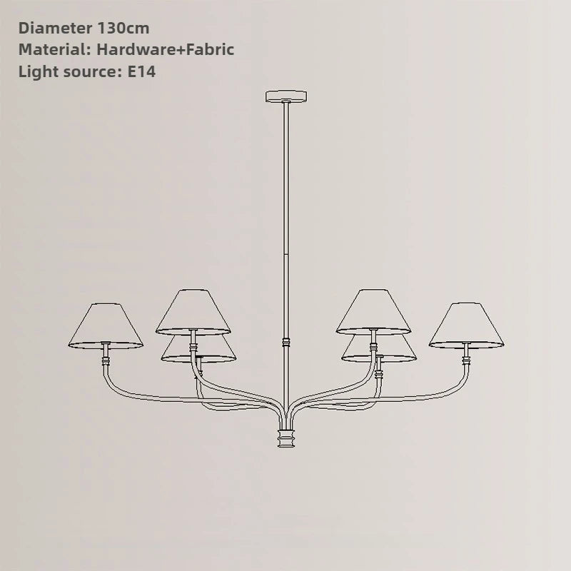 Fabric Branch Chandelier