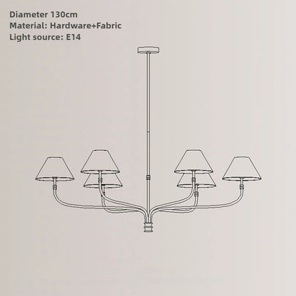 Fabric Branch Chandelier