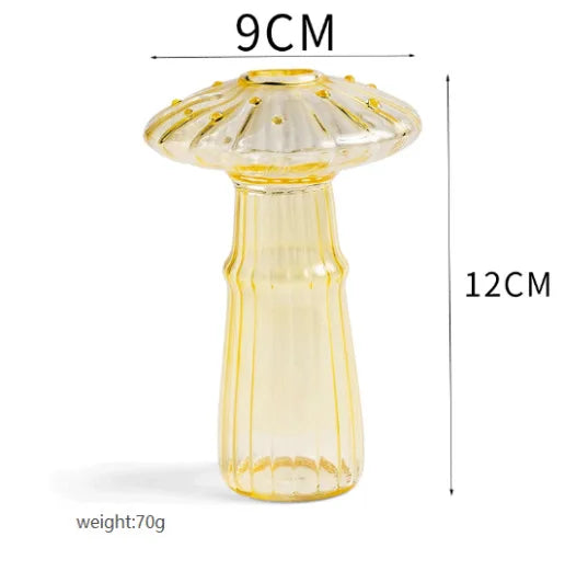 Style D crystal mushroom glass vase as housewarming gift display