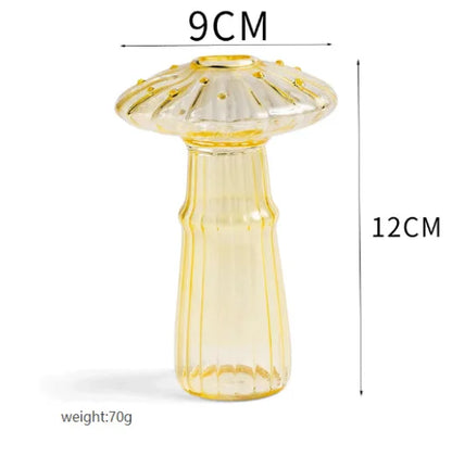 Style D crystal mushroom glass vase as housewarming gift display