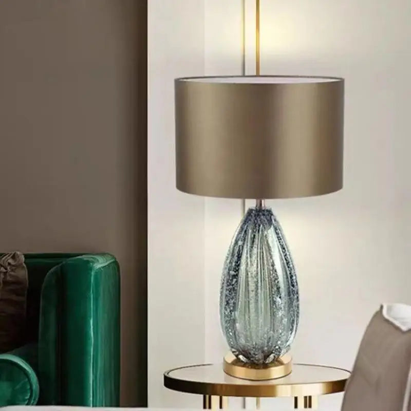 Nordic glass table lamp A style remote switch variant warm light glowing