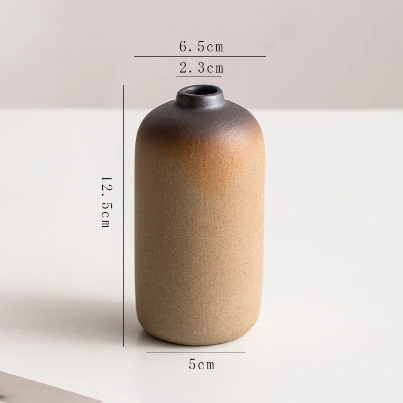 Stone Shape Ceramic Mini Vase Hydroponic Gift | Aurelia