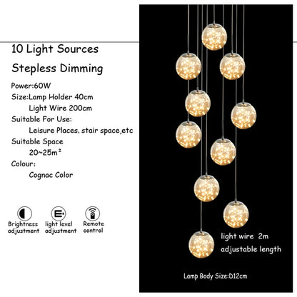 Thirty globe glass chandelier on a 31.5 in diameter iron ceiling frame