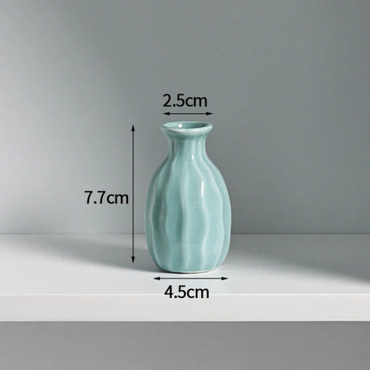 Nordic Ceramic Mini Vase Set