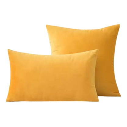 Plush Velvet Throw Pillow Cover — styling detail