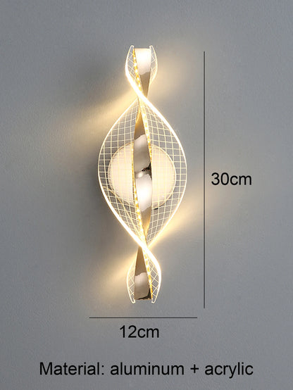 Modern Acrylic LED Outdoor Wall Sconce