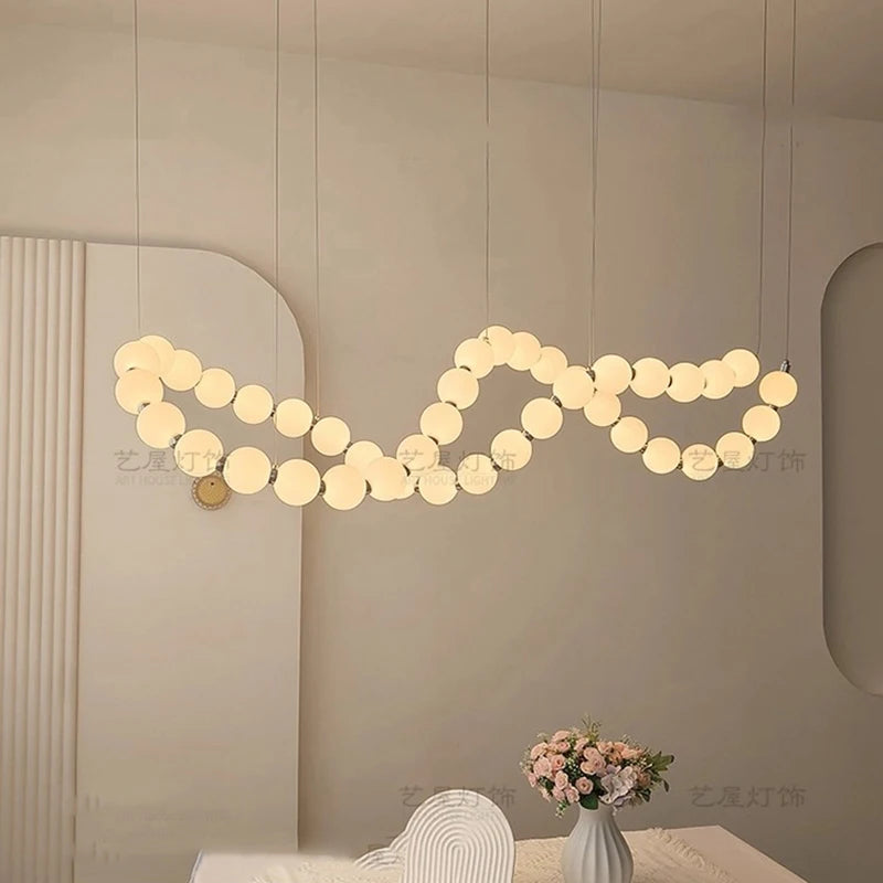 Linear strip chandelier at 39.4 in length in a matte black finish