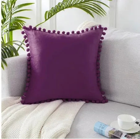 Velvet Throw Pillow Cover