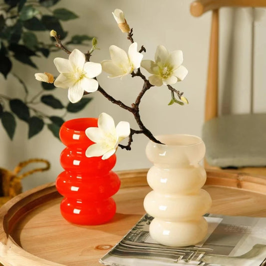 Minimalist glass vase Nordic luxury wedding gift home décor