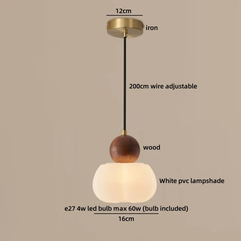 Opaque white shade chandelier suited to rooms of 5 to 20 square metres