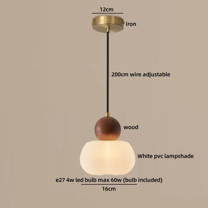 Opaque white shade chandelier suited to rooms of 5 to 20 square metres