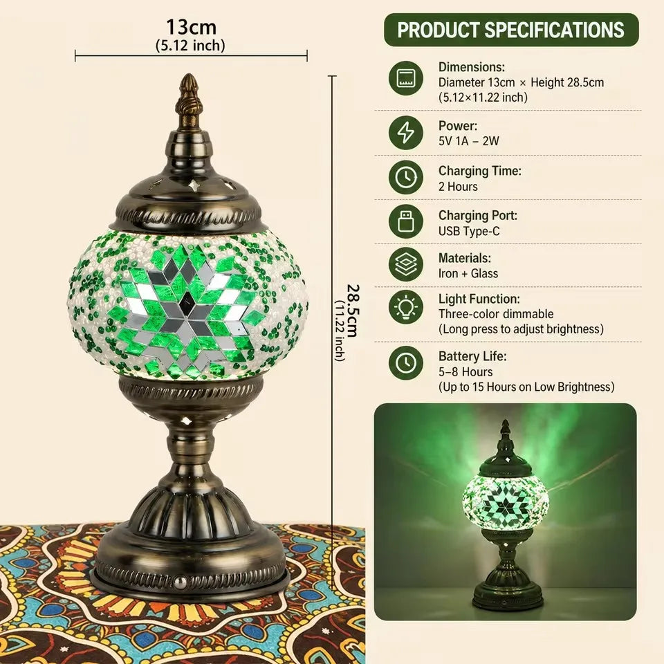 LED Table Lamp Touch Sensor Rechargeable Desktop Night Light Wireless Reading Lamp For Restaurant Hotel Bar Bedroom Decor Light