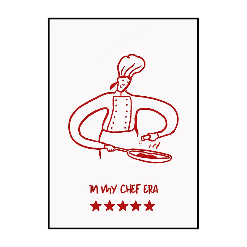 Retro Coffee Menu Kitchen Canvas Wall Art Print