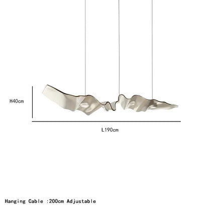 Angel eyes linear chandelier rated for 90 to 260V household supply