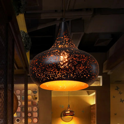 Retro Industrial Iron Pendant