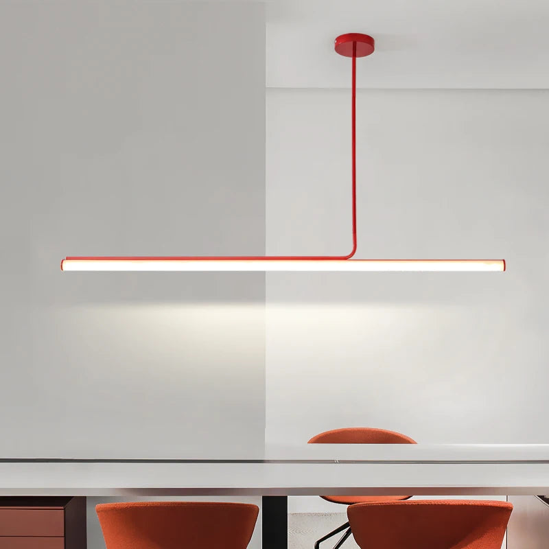 Aluminum Line Tube Pendant Light
