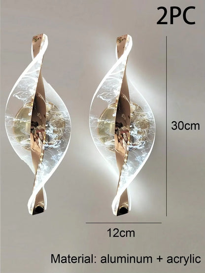 Modern Acrylic LED Outdoor Wall Sconce