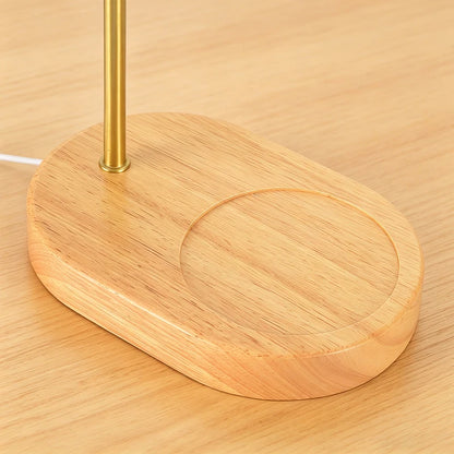 Glass Table Lamp USB Powered Three-color Lights Desk Lamp Dimmable Brightness Night Light Bedside Lamp for Bedroom Home