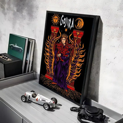 Gojira Metal Band Poster Canvas Wall Art Print