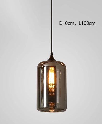Glass Ring Multi Head Chandelier