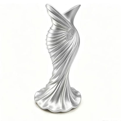 3D Printed Gown Vase Minimalist Flower Décor | Aurelia