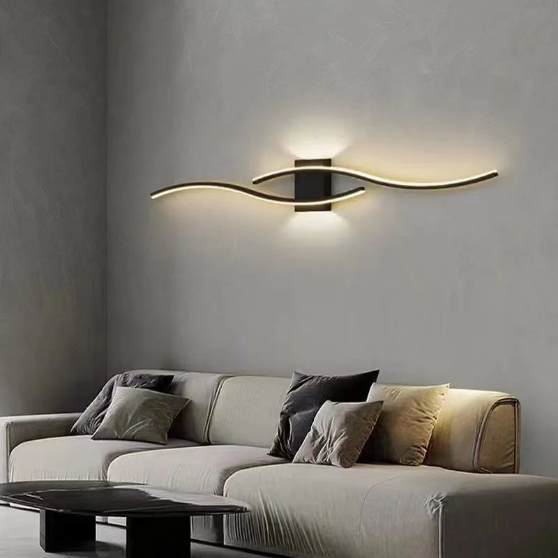 wall sconce, side profile showing mounting depth