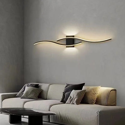 wall sconce, side profile showing mounting depth