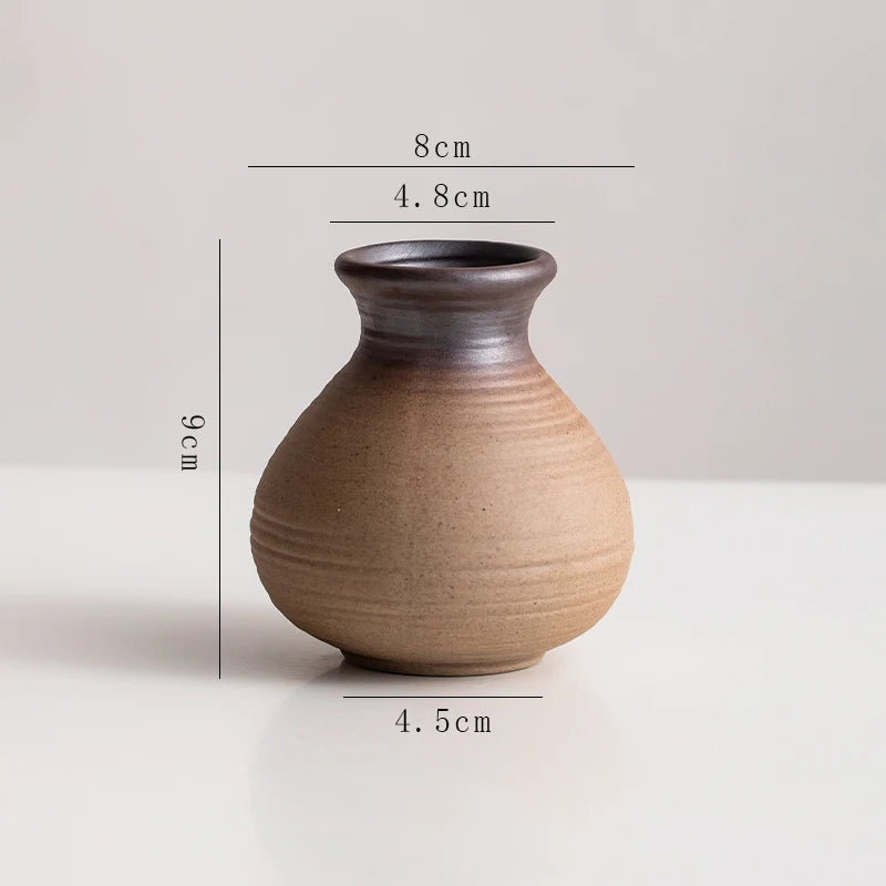 Stone Shape Ceramic Mini Vase Hydroponic Gift | Aurelia