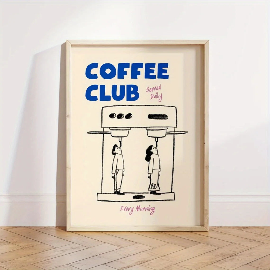 Modern Trendy Typography Text Canvas Wall Art Print