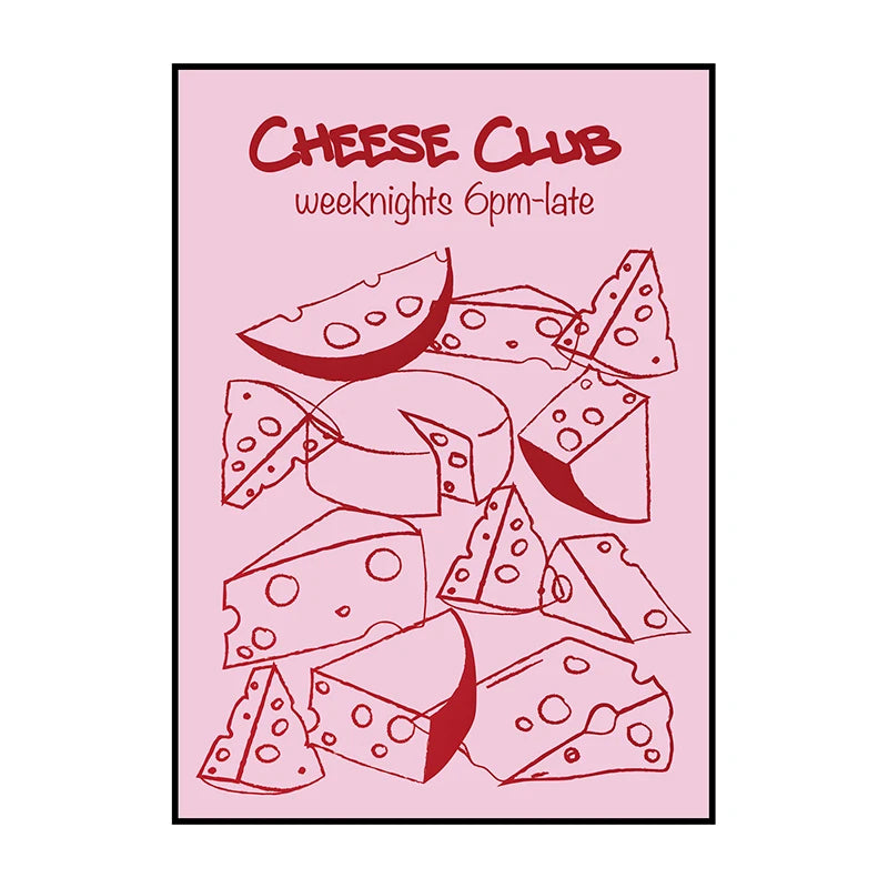 Retro Coffee Menu Kitchen Canvas Wall Art Print