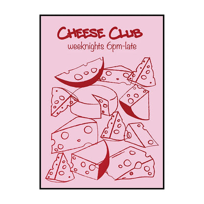 Retro Coffee Menu Kitchen Canvas Wall Art Print