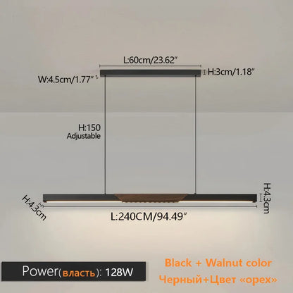 Ultra Long LED Bar Pendant