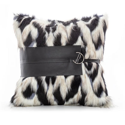 Soft Plush Throw Pillow Cover — styling detail