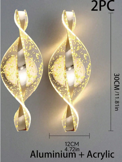 Modern Acrylic LED Outdoor Wall Sconce