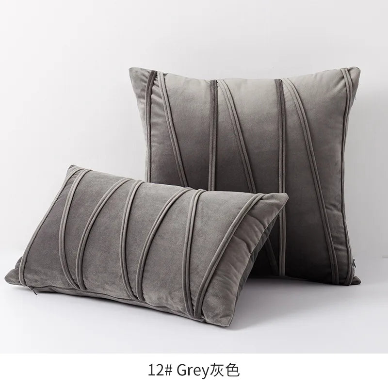 Boho Patchwork Corduroy Pillow Cover